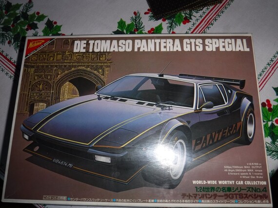 De Tomaso Pantera GTS プラスチックモデルキット未開上級者用 Real Sports Car 1/24 De Tomaso Pantera GTS Plastic Model