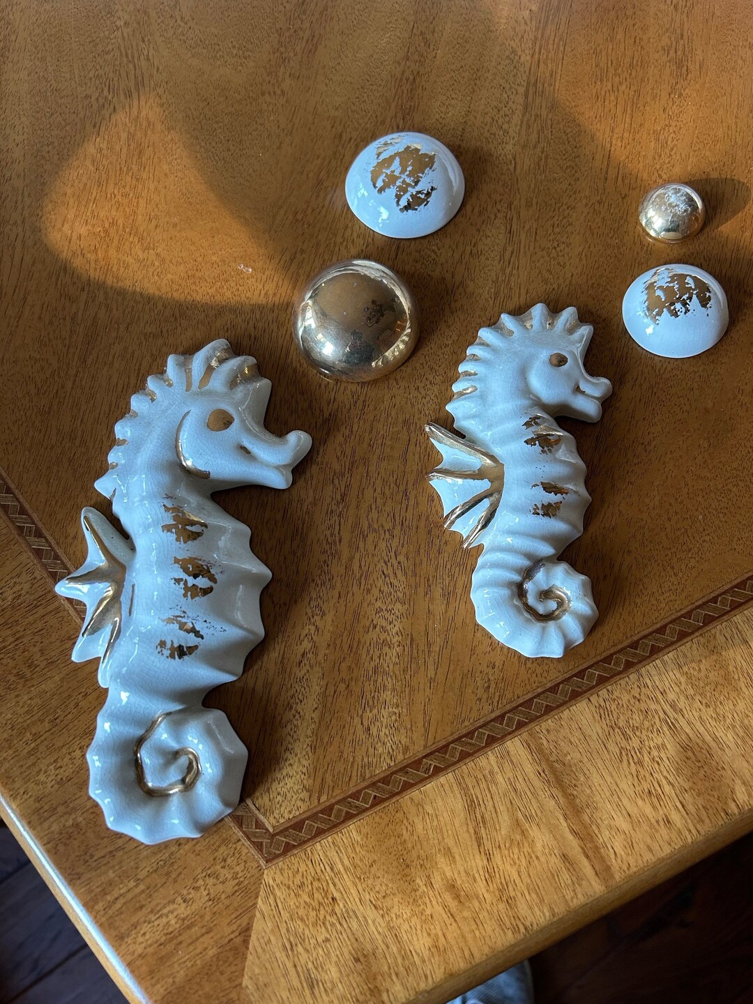 Lot De 3 Moulures Plaques Murales Décoratives Rondes – Têtes De Lion