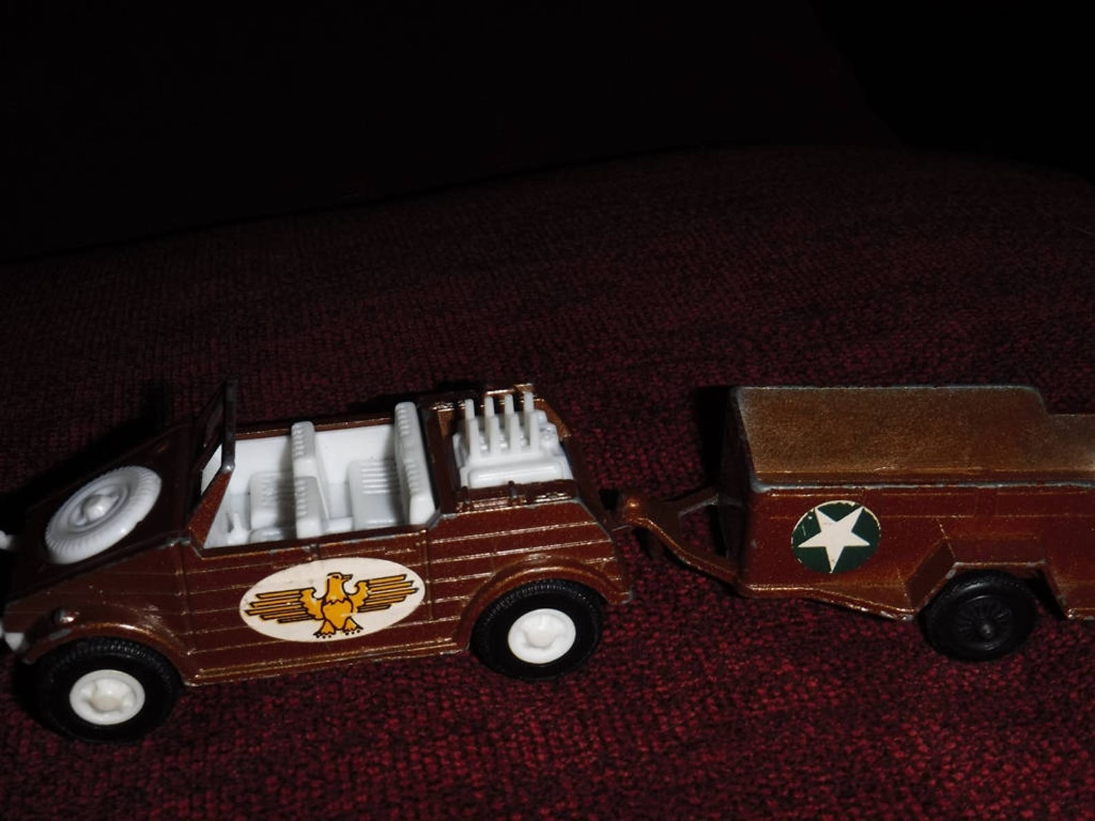 Tootsietoy Toughs Army / Military Kubelwagen & Trailer Rare - Etsy