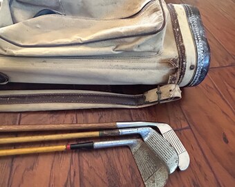 Putter Vintage Hickory Square - Ben Sayers Benny - Manche Bois - Fabriqué En Écosse