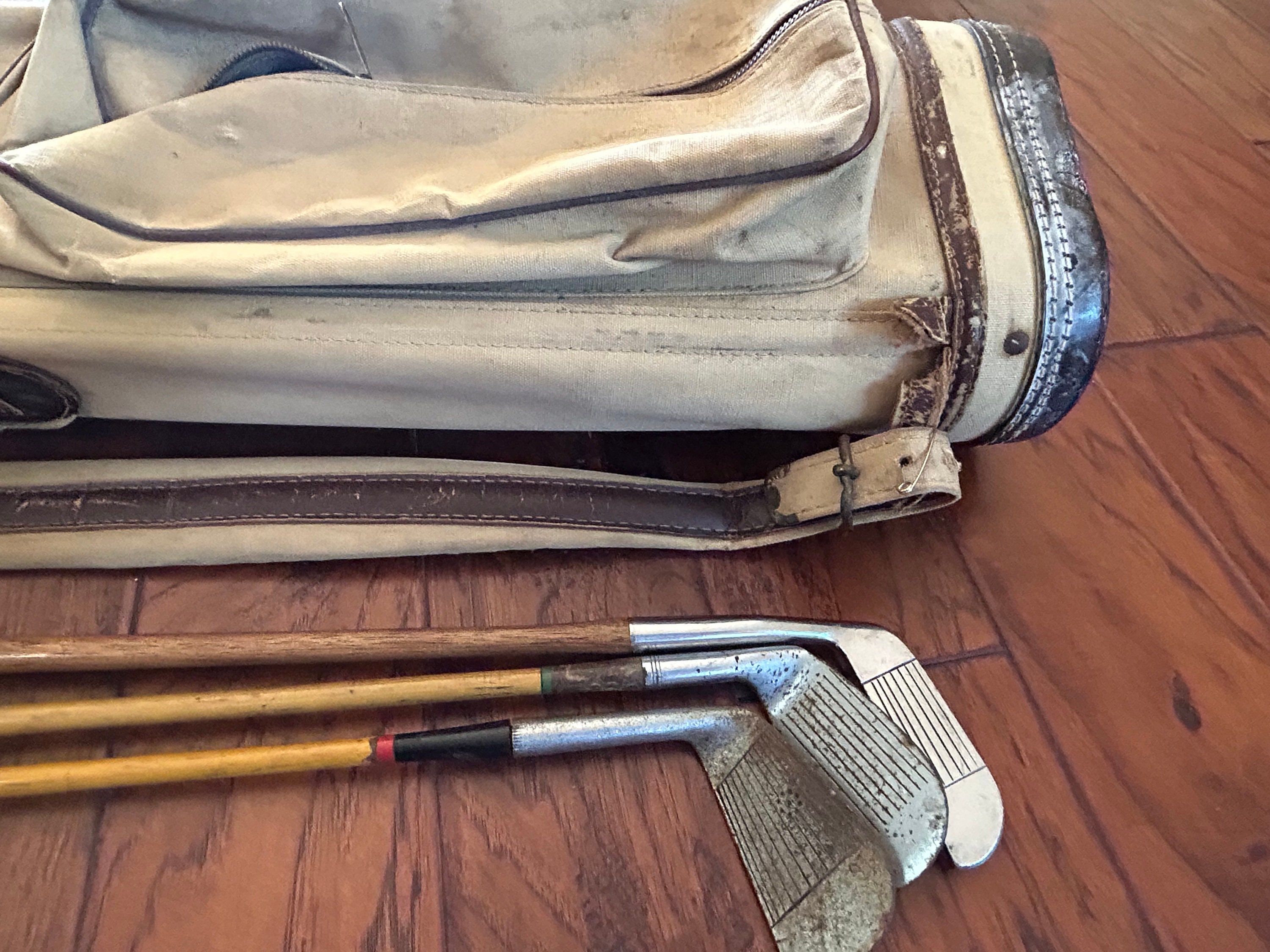 Putter Ben Sayers Benny 34 Pouces - Manche En Hickory, Grip Cuir - Vintage