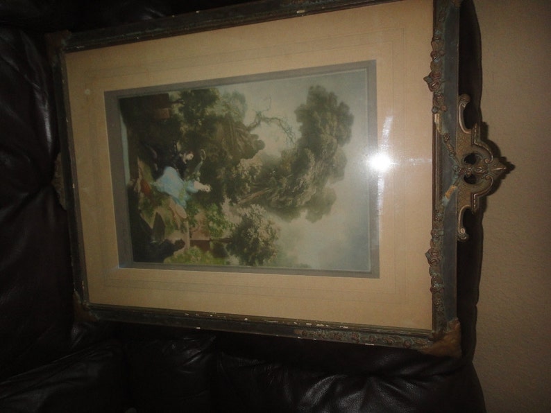 Herbert Sedcole art singed on bottom right and embossed on bottom left Littles 426 Broadway on back