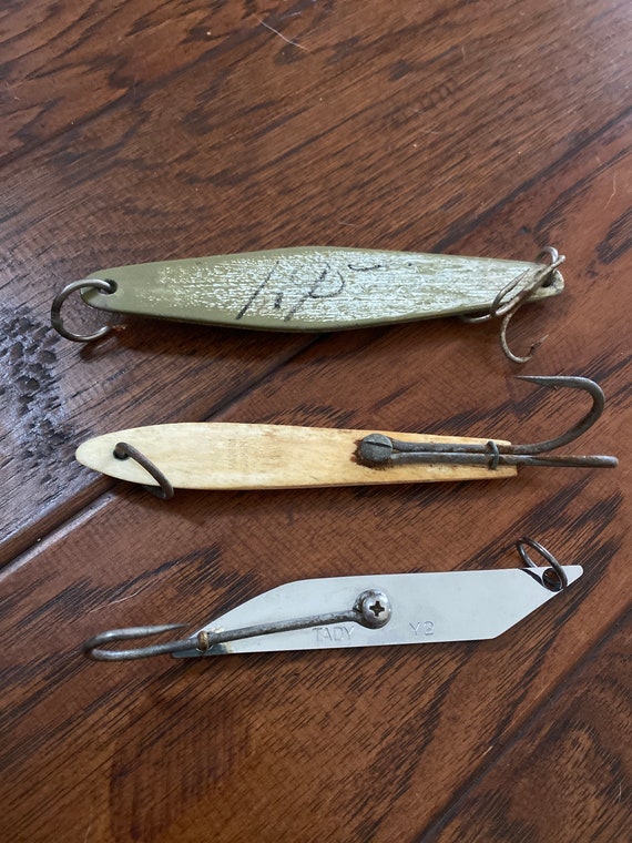 Fishing Vintage Rare Tuna Jigs Lot of Three 