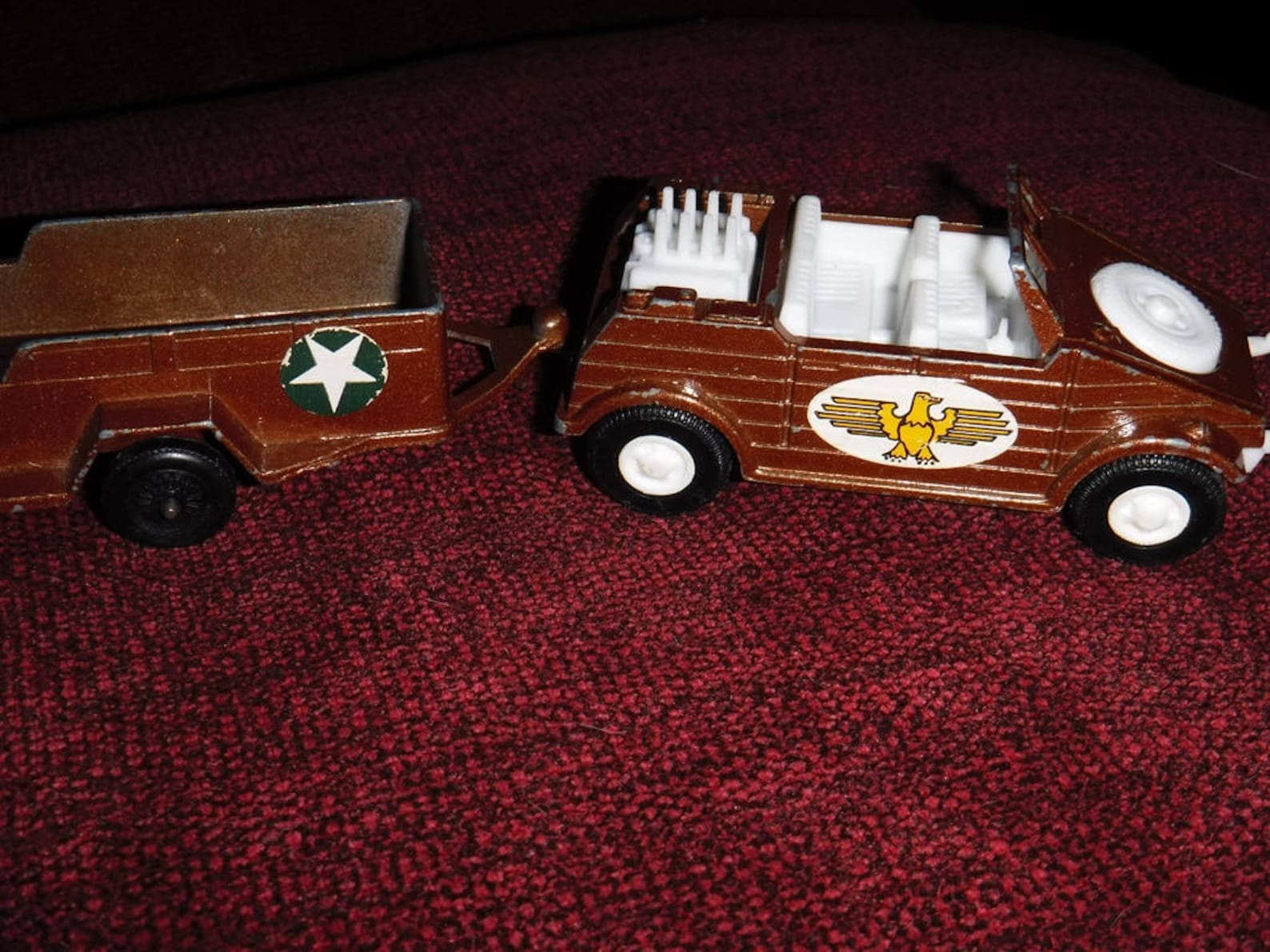 Tootsietoy Toughs Army / Military Kubelwagen & Trailer Rare - Etsy