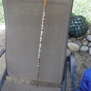 Badges Euro vintage Hiking stick with 13 badges