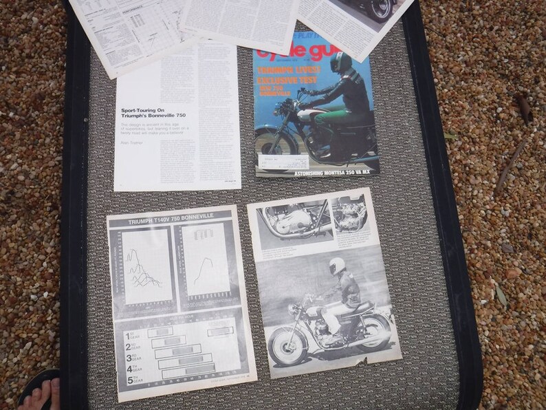 Triumph motorcycle brochures and articles 1978 & 1979 image 4