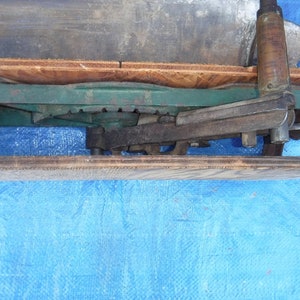 Langdon Acme Mitre Saw Box Size 2 model 73 and 24" Henry Disston & Sons Warranted Cast Steel Back hand saw image 10