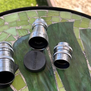 Wollensak 8mm camera lenses 6.5mm f/ 1.9 Wide angle Cine Raptar lens