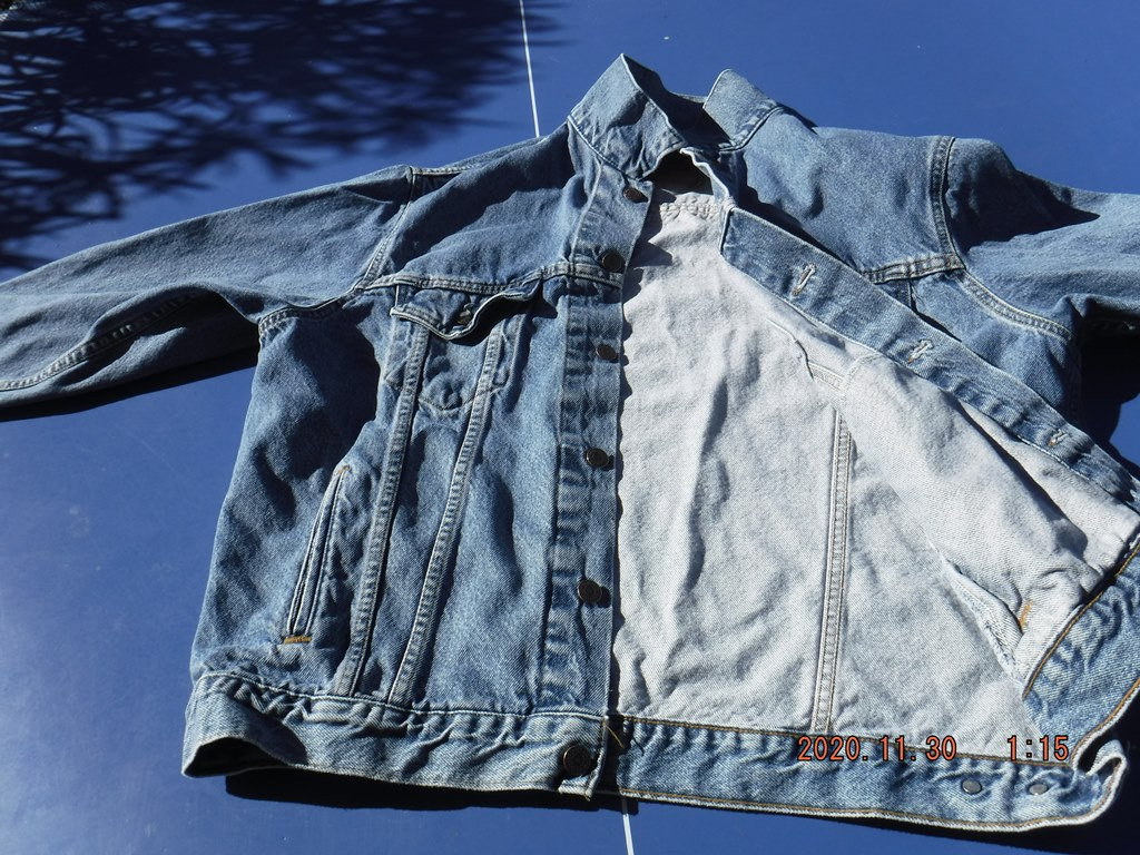 Levi Red Tab 70507-0389 Blue Denim Type 3 Trucker Jacket Made - Etsy
