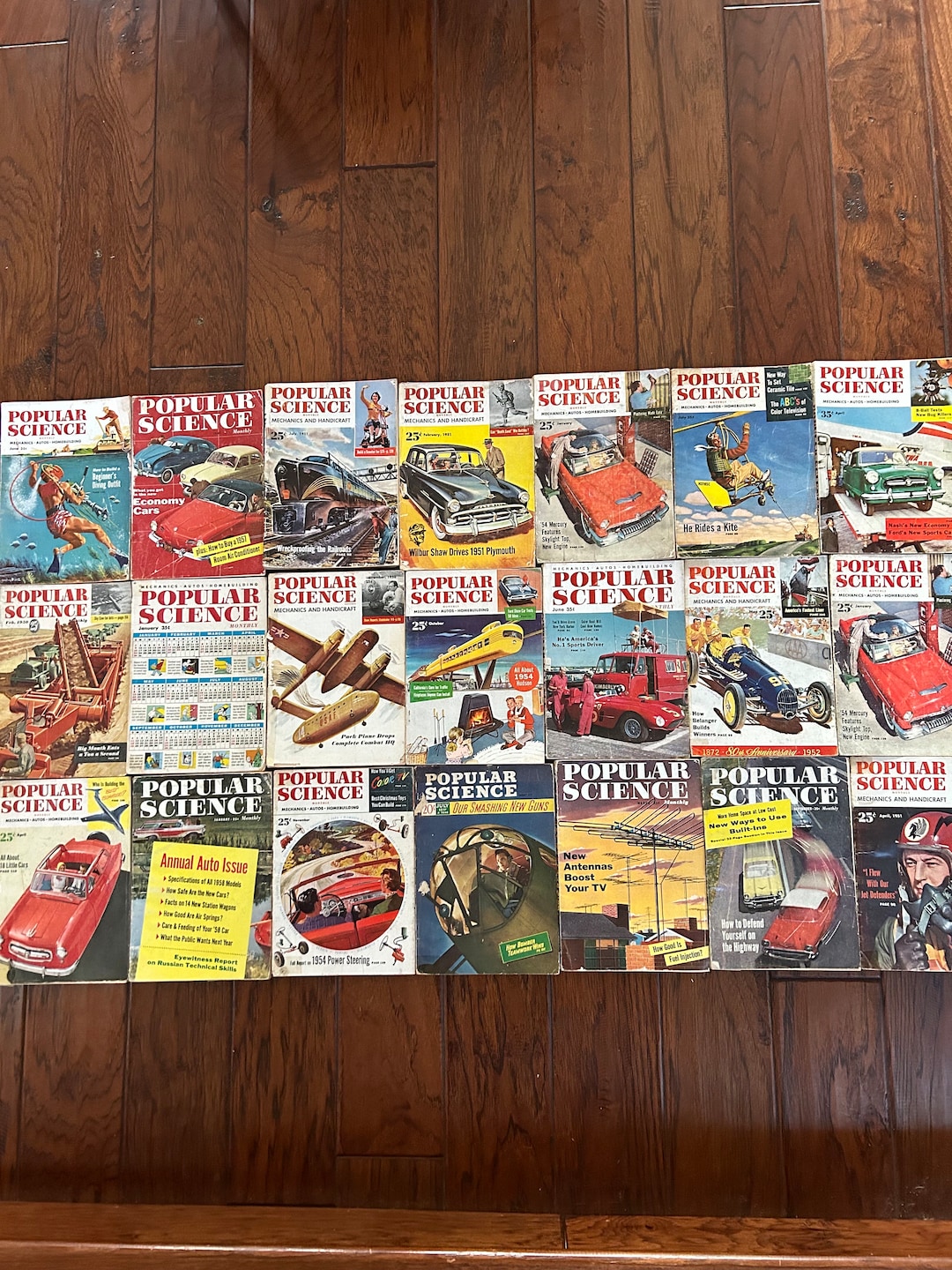 Popular Science Magazine 1950's Lot of 21 Magazines USPS Etsy