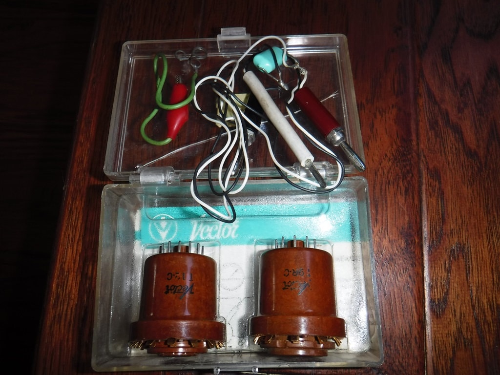 Vector T-912C Electronic Tube Socket Test Adapter Set / Kit 9 Pin With ...