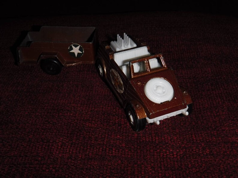 Tootsietoy Toughs Army / Military Kubelwagen & Trailer Rare - Etsy