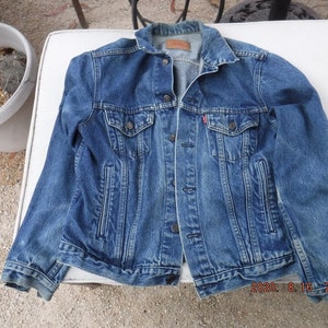 Levi Red Tab Blue Denim Type 3 Trucker Jacket Made In France