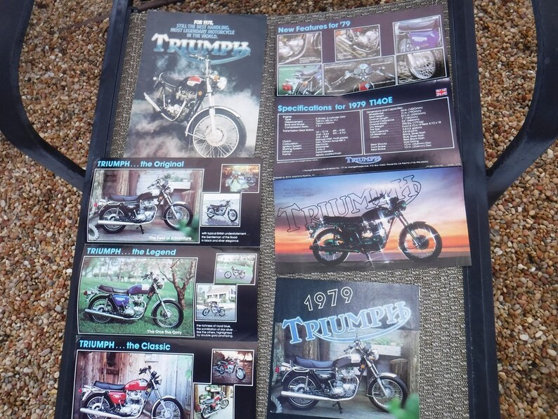 Triumph motorcycle brochures and articles 1978 & 1979 image 5