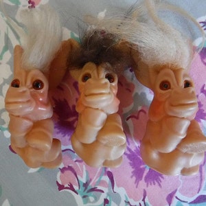 Troll Donkey finger puppets 1964 Dam