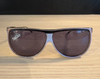 Vintage Black Sunglasses 80s - Italian NOS Retro Eyewear  display picture 3