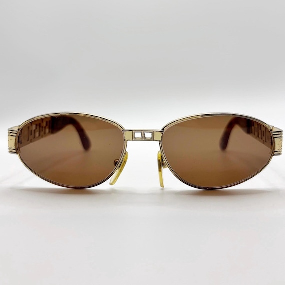 VERSACE Golden-Framed Medusa Sunglasses Versace Maxi Medusa Horizon Sunglasses. Gold Frame Lenses  main image 2