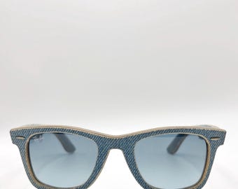 Ray-Ban Denim Wayfarer RB2140 Made in Italy Rare Vintage Sunglasses