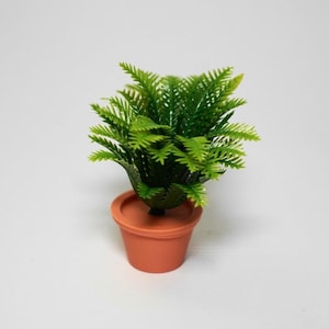 1:12 Scale Dolls House Miniature – Realistic Indoor/Outdoor Plant Terracotta Pot
