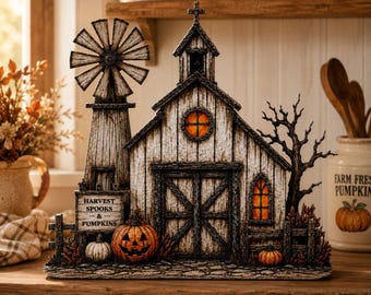Personalized Harvest Home Wooden Sign, Fall Pumpkin House Decor, Autumn Table Sign, Thanksgiving Farmhouse Gift, Cozy Country Shelf Decor
