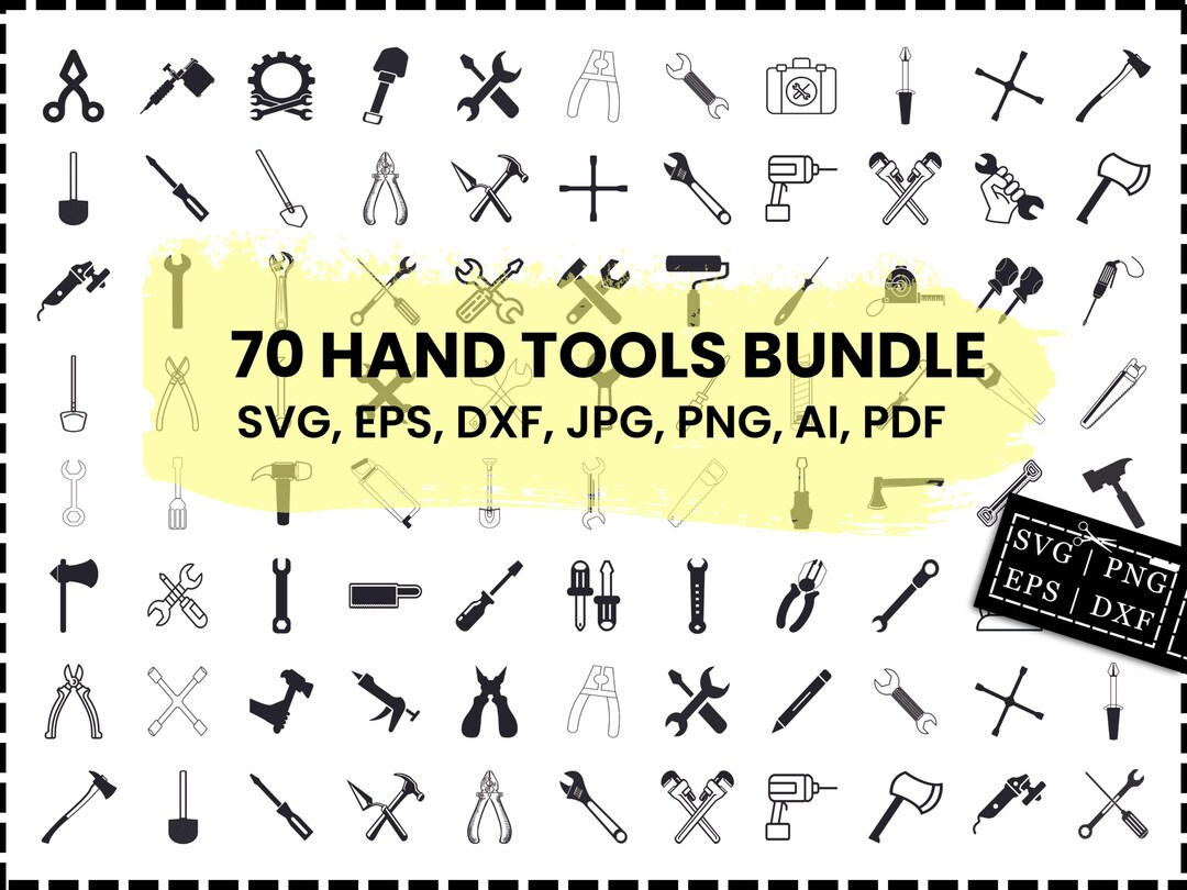 Hand Tools SVG Cut File | Toolbox Clipart | DIY Repair Design Cricut ...