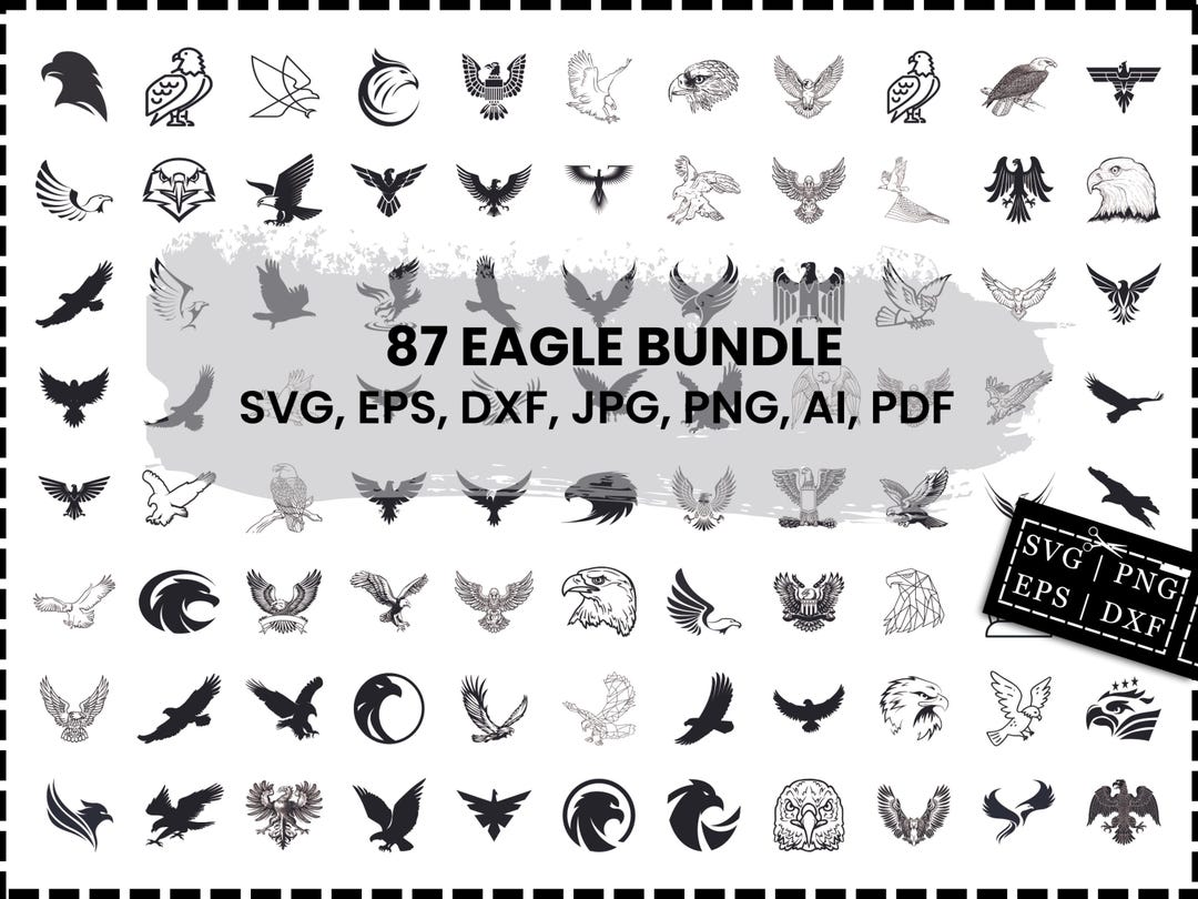 Eagle SVG Cut File | American Eagle Clipart | Patriotic Bird Design ...