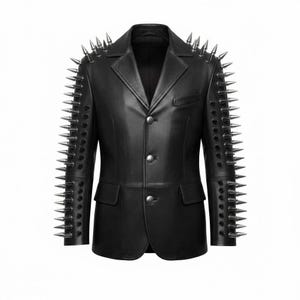 mens leather dress coat Men's Black Genuine Mid-Length sophisticated style Men Leather Long Coats