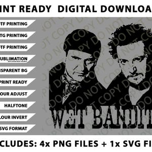 Home Alone Wet Bandits Png Bundle Digitals