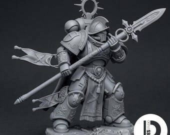 Spanish Tercios Vanguard Spearmaster - 3D Printed Resin Miniature for Wargames & RPGs (28mm / 32mm Scale) by Tercio Creative