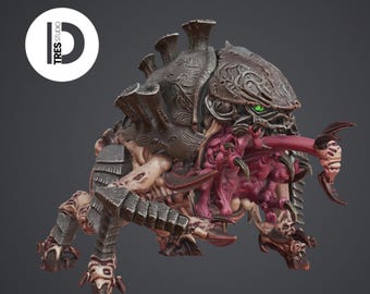 Alien Hive Spawner Monster Miniature | Sci-Fi Bug Beast & Swarm | Grimdark Tabletop Monster | 28mm 32mm DnD Warhammer 40k Proxy