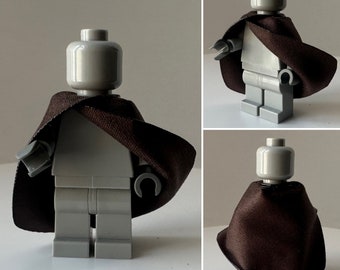 Pick 5 Custom Cloaks (No Hood) Cloth for Lego minifigures Star Wars castle variety of colors