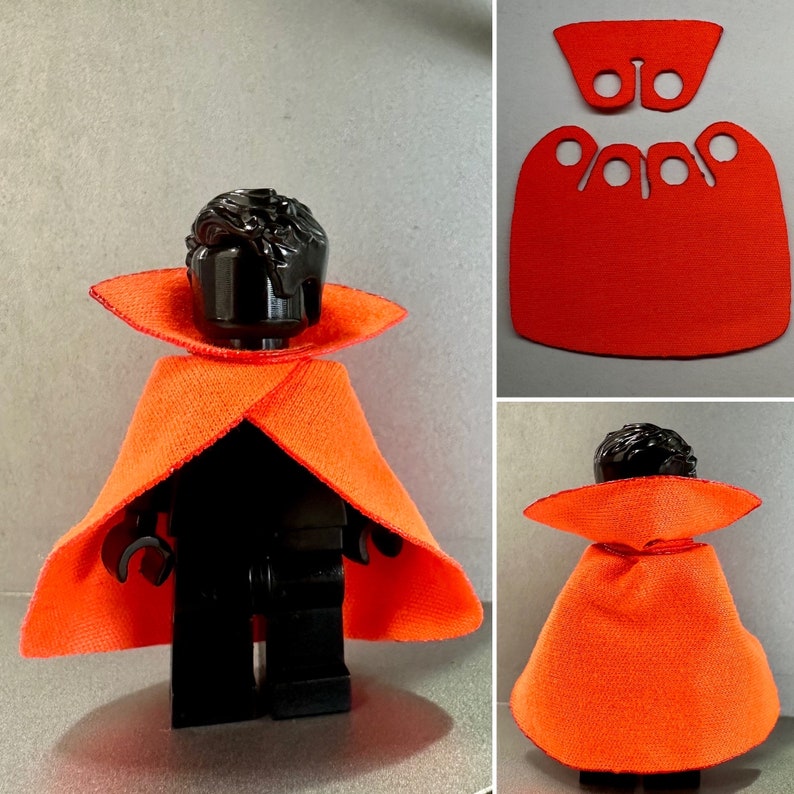 Pick 10 Custom Cloaks and Collar for Lego Minifigures Cloth Capes ...