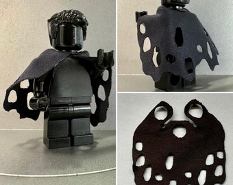 Pick 10 Custom Tattered Capes for Lego minifigures cloth torn battle capes variety of colors