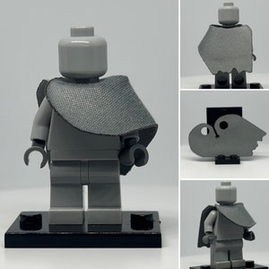 Pick 5 Custom Poncho Tattered Asymmetric Cloth Obi-Wan style for Lego minifigures Star Wars castle variety of colors