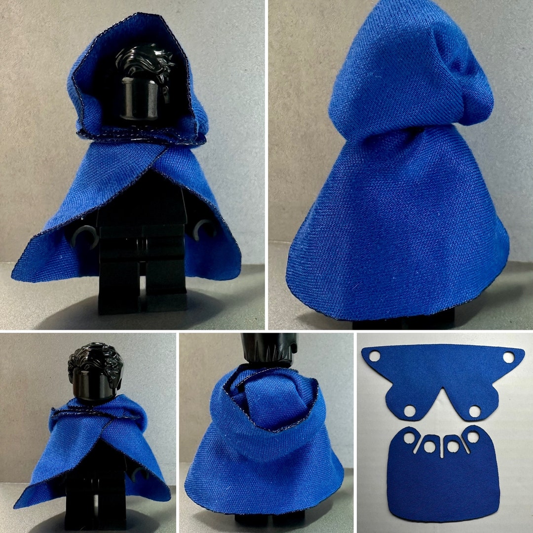 Pick 5 Custom Cloak and Hood for Lego Minifigures Cloth Capes Variety Pick 5 Custom Cloak and Hood for Lego Minifigures Cloth Capes Variety