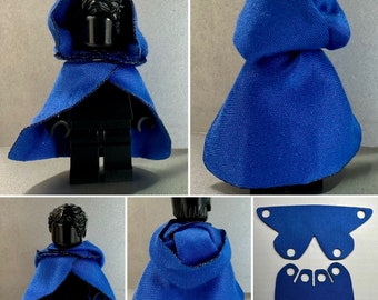 Pick 5 Custom Cloak and Hood for Lego minifigures cloth capes variety of colors