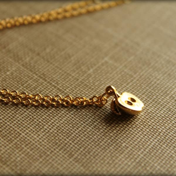 Golden Apple Necklace