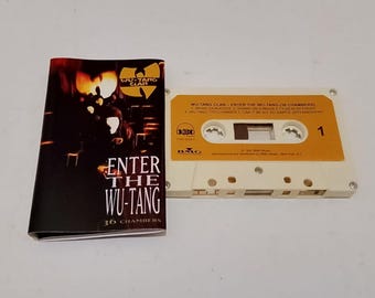 Wu-Tang Clan – Enter the Wu-Tang (36 Chambers) Cassette Tape | Hip Hop 1993 | Vintage Collectible