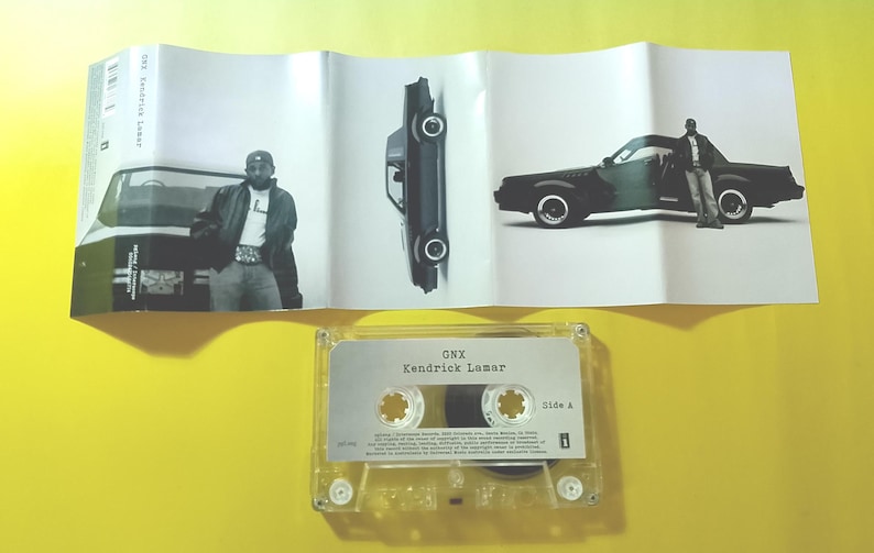 Kendrick Lamar GNX Cassette Tape Hip Hop / West Coast