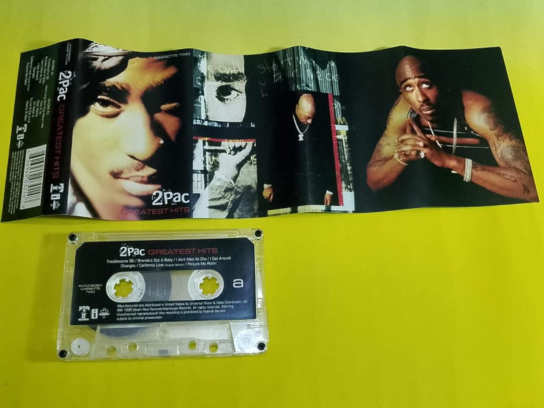 Tupac Shakur – Greatest Hits Cassette Tape | Hip-hop / Rap | Classic ...