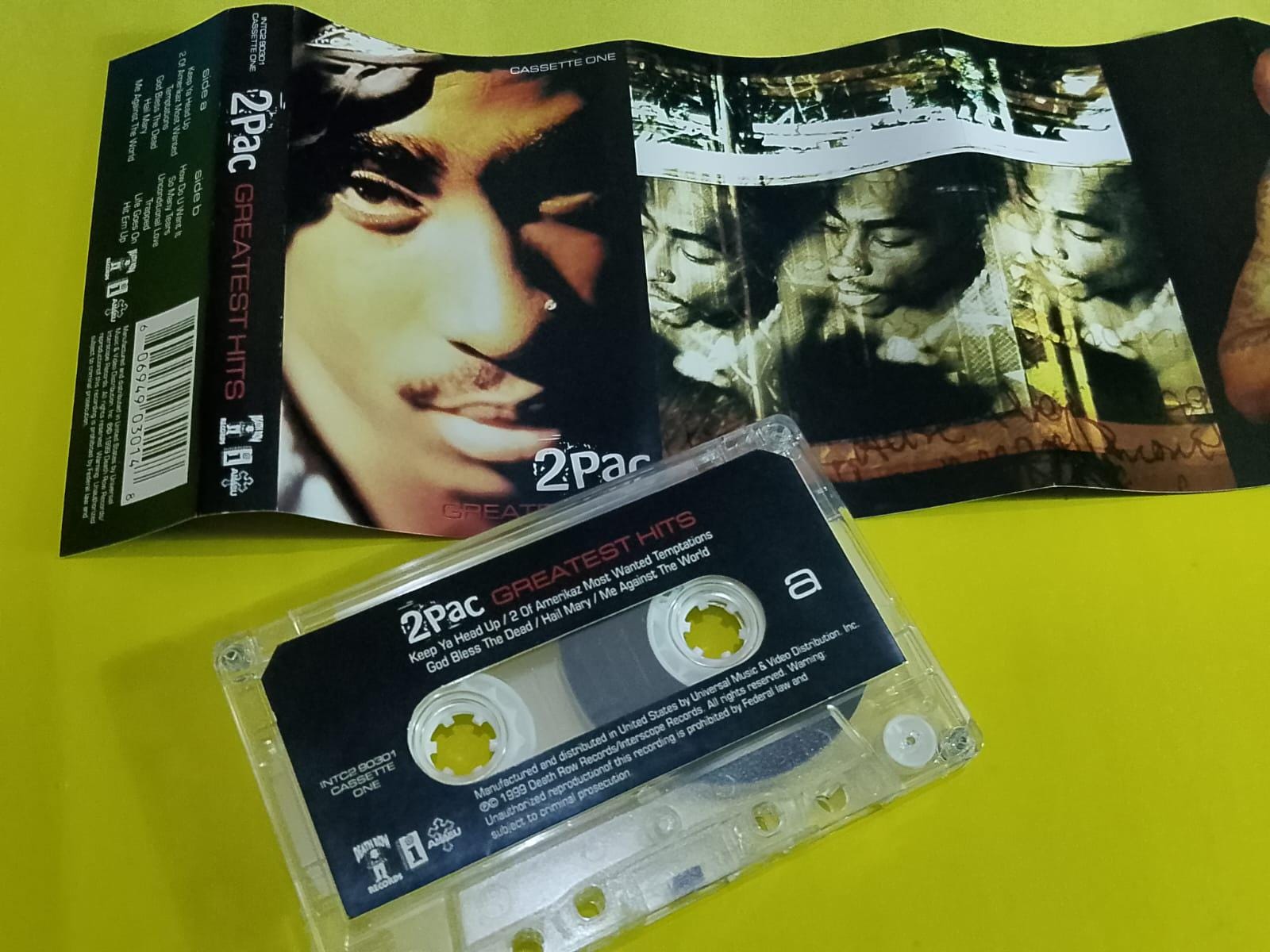 Tupac Shakur – Greatest Hits Cassette Tape | Hip-hop / Rap 