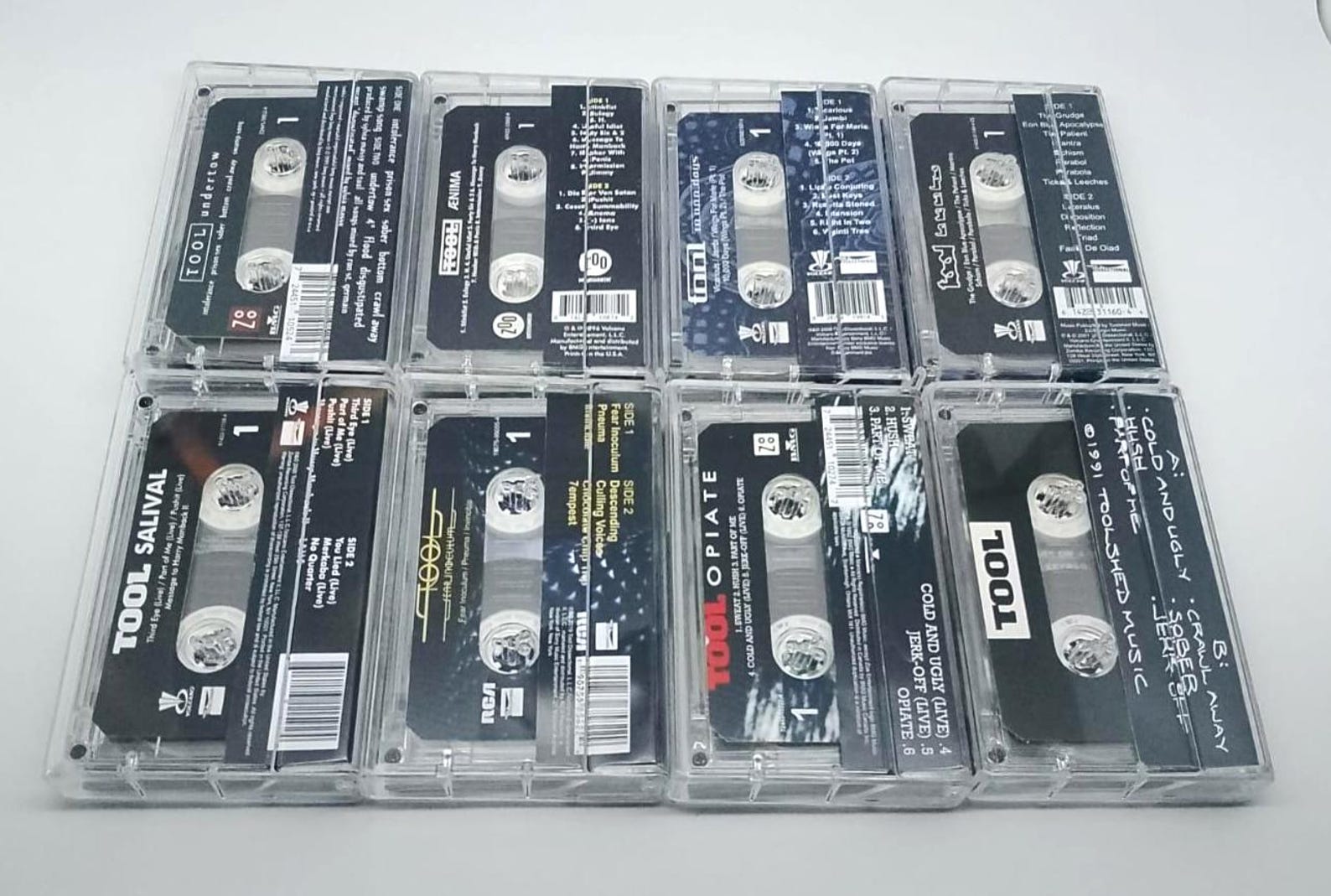 Tool 2000s Tool Cassette Tapes – Take All Album (bundling) Alternative Metal ...