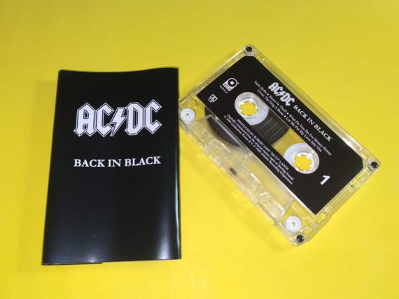 AC/DC – Back in Black Cassette Tape | Hard Rock | Classic 1980 Album