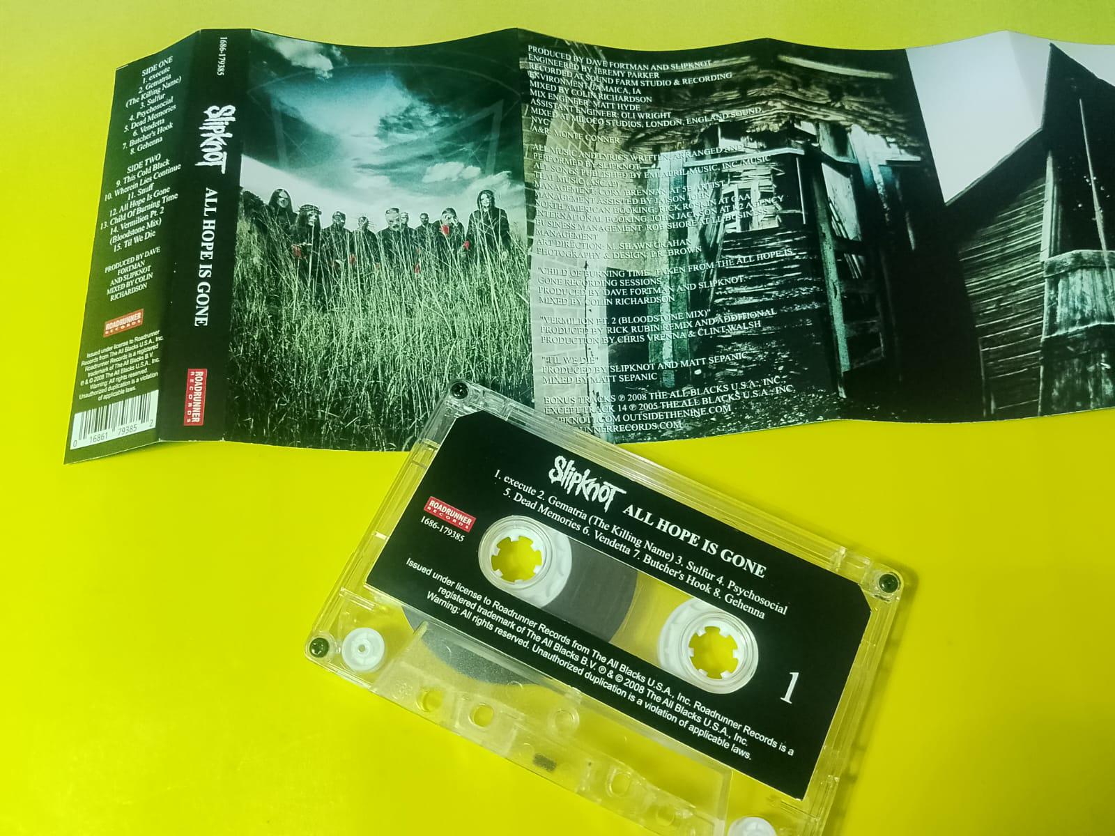 Slipknot – All Hope is Gone Cassette Tape | Metal / Nu-metal
