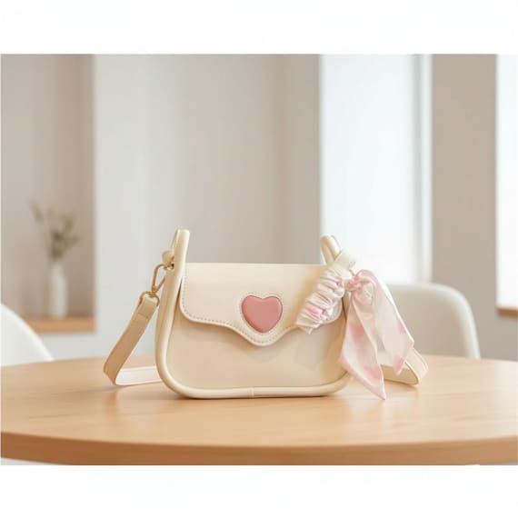 decoration shoulder small square bag Star Pattern Bow & Faux Pearl 