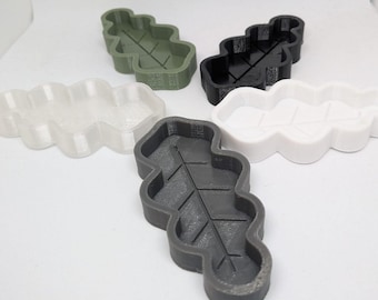 Plato de comida con forma de hoja de roble para invertebrados (paquete de 2) – Alimentador para milpiés e isópodos