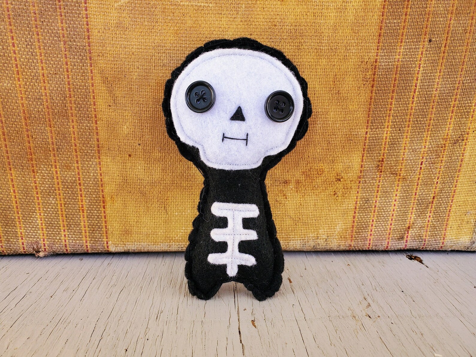 5 Cute Creepy Skeleton Doll Goth Plush Cat Toy | Etsy