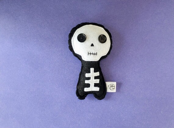 cute skeleton plush