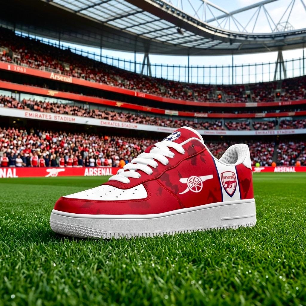 arsenal nike trainers