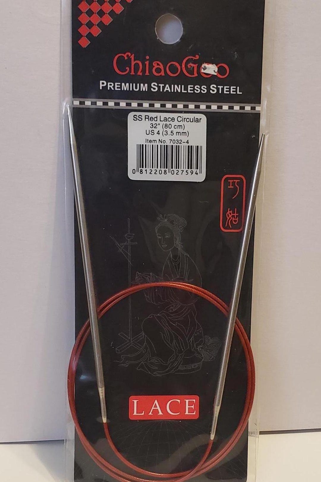 Circular Needle ChiaoGoo Knit RED 23 Cm 1.75 Mm - 1 Unit